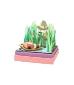 ⁦Sankei Moomin MP09-03 Mini Mei and Snafkin, Paper Craft⁩ - الصورة ⁦2⁩