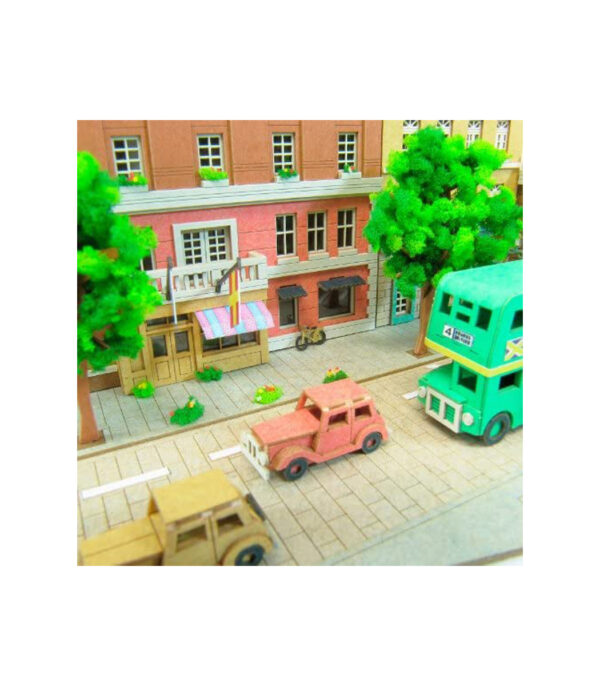 61ObIvPLh7L._AC_.jpg Mk07-16 (Paper Craft) Town of Courier Koriko of 1/220 Studio Ghibli Series Witch - الصورة 4
