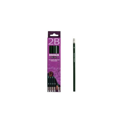 Pencils 2B with Eraser, Pack of 12