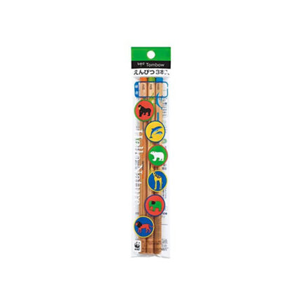 tonbo鉛筆 Pencil Hello Nature 2B Sweat How ACF – 354E Pack of 3