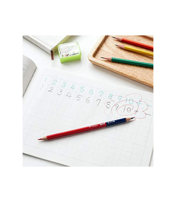 ⁦Tombow CV-KIV Red Pencil ippo! For Rolling Up 1 Dozen⁩ - الصورة ⁦6⁩