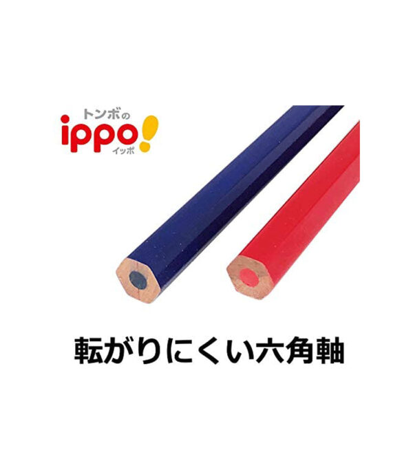 ⁦Tombow CV-KIV Red Pencil ippo! For Rolling Up 1 Dozen⁩ - الصورة ⁦4⁩