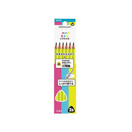 Sakura Color Products Pencils, Elementary School Stationery, Penmanship Pencil, Triangular
