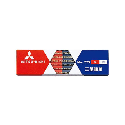 Mitsubishi Pencil Color Pencils, No.772, Indigo 5:5, Hexagonal Shank, 1 Dozen K772