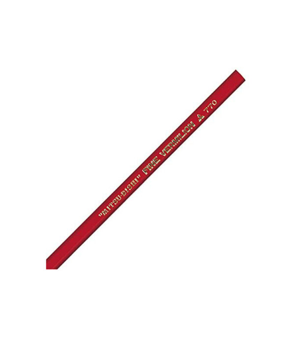 41iO4sydGjL._AC_.jpg Mitsubishi Pencil Color Pencils, No.770, Vermilion, Hexagonal Shaft, 1 Dozen K770 - الصورة 3