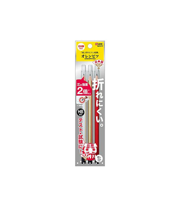 41igI25YhuL._AC_.jpg Kutsuwa HiLine Orenpitsu HB PA002 Test Pencil, Set of 3 - الصورة 2