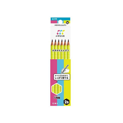 Sakura Crapas Pencil Elementary School Stationery 2B Hexagonal Shaft Green 1 Dozen G6 Empits 2B#29
