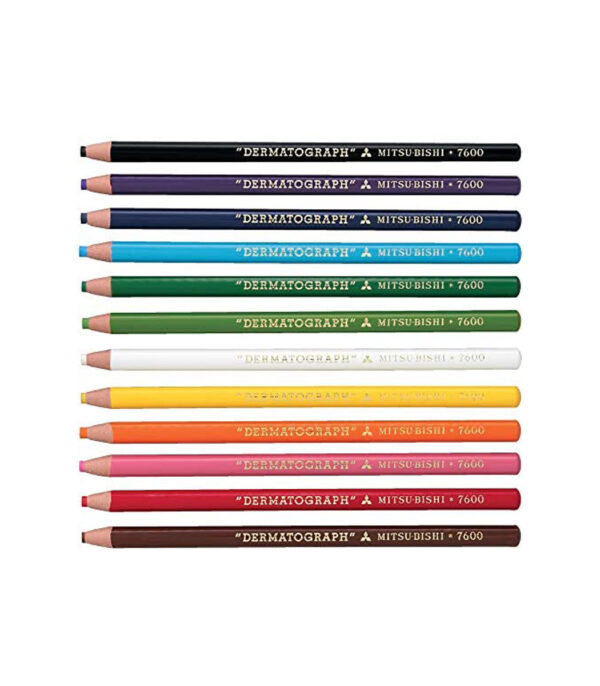 519NQ6w9WL._AC_.jpg Mitsubishi Pencil K7600.2 Colored Pencils, Oil-based Dermatogram, Yellow, 1 Dozen 0.4 x 6.7 inches (1 x 17 cm) - الصورة 1