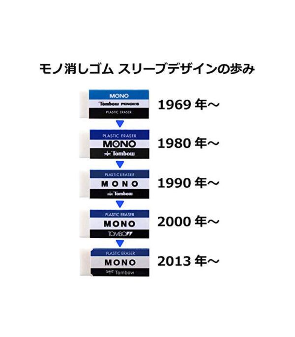 51GLRvMSMDL._AC_.jpg Tombow Pencil Eraser MONO Mono Color 50th Anniversary Set PE-01A5PG50 - الصورة 4