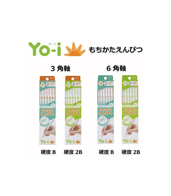 51ZscCn8bWL._AC_.jpg Tombow Pencil Yo-i Mochi Kata B Triangular Shaft for Right and Left Hand KE-EY02-B 1 Dozen - الصورة 7