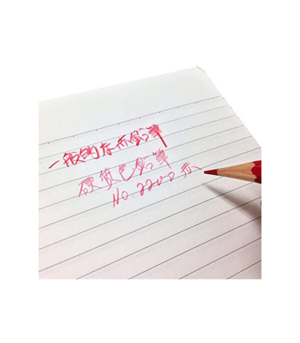 ⁦tonbo鉛筆 Hard colored pencil 2200 – 25 Red 1 Dozen⁩ - الصورة ⁦3⁩