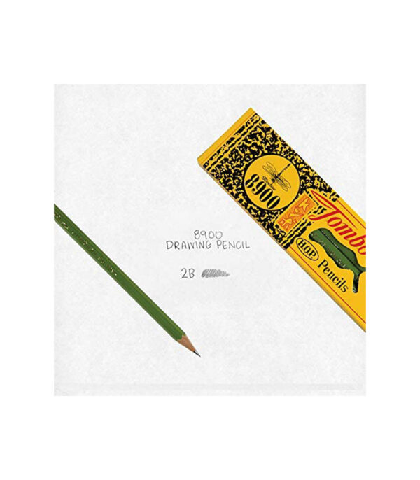 51od2eKvcLL._AC_.jpg Tombow Pencil 8900 2B 1 Dozen 8900-2B - الصورة 9