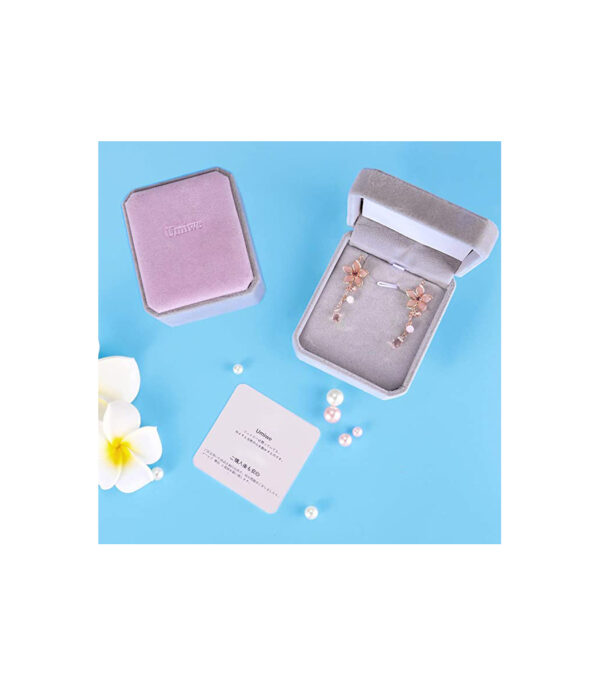 earrings 1 3 أقراط على شكل ساكورا - الصورة 3