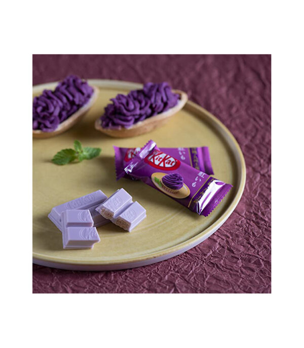 kitkat batata 3 شيكولاتة كيت كات بطعم البطاطا البنفسجية - 画像 (3)