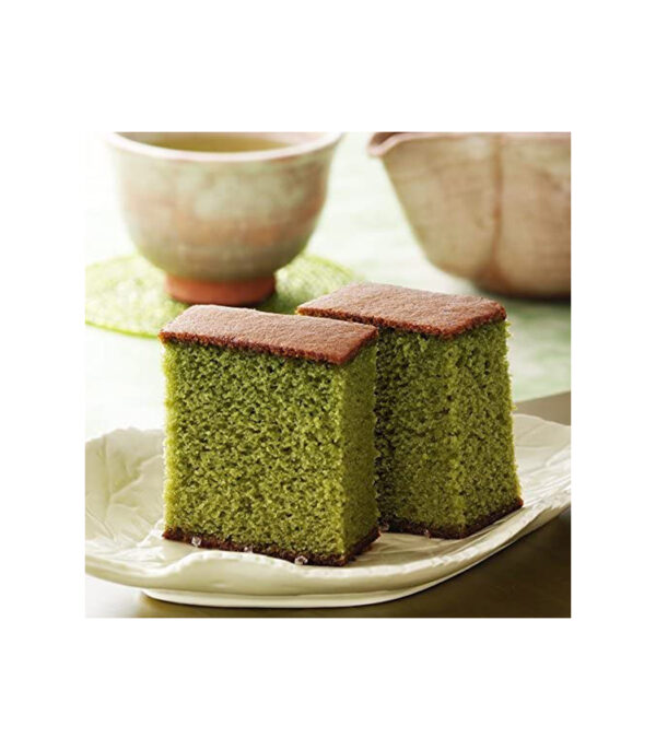 castella cake matcha 2 كيك الكاستيلا بنكهة الماتشا - الصورة 2